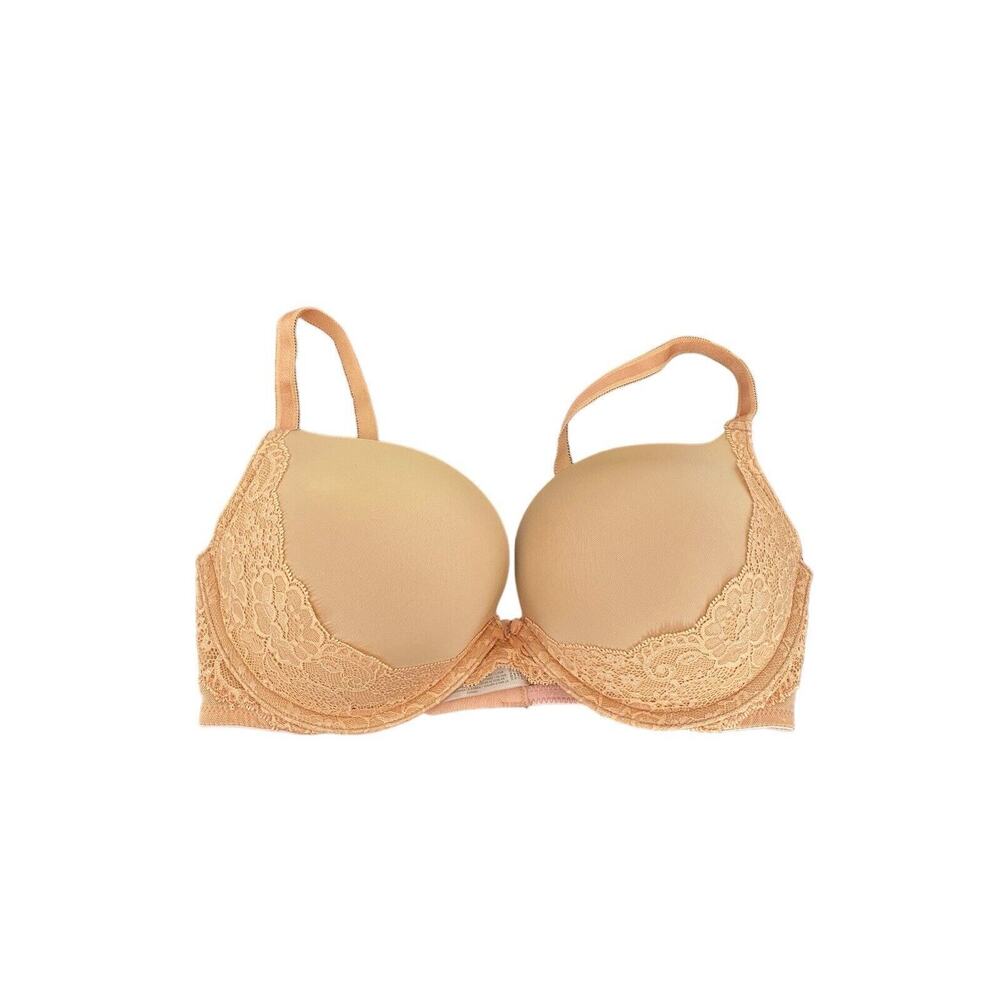 Victoria’s Secret Dream Angels Plunge Underwire Padded Push Up Bra 36C Beige